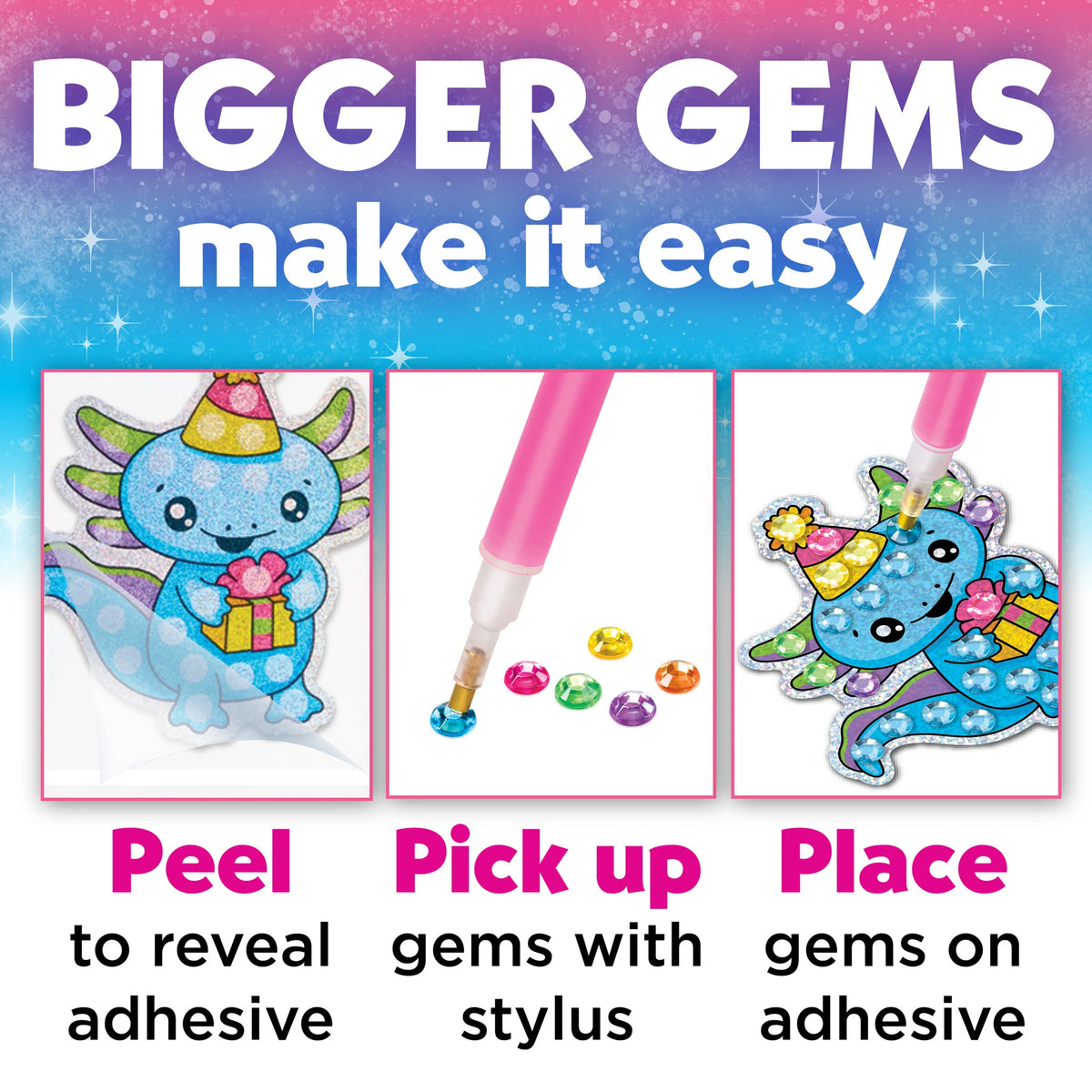 Axolotl Big Gem Diamond Painting Cover
