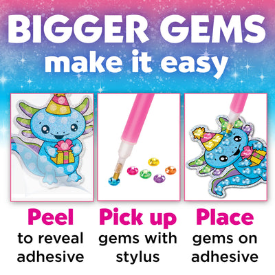 Axolotl Big Gem Diamond Painting Preview #4