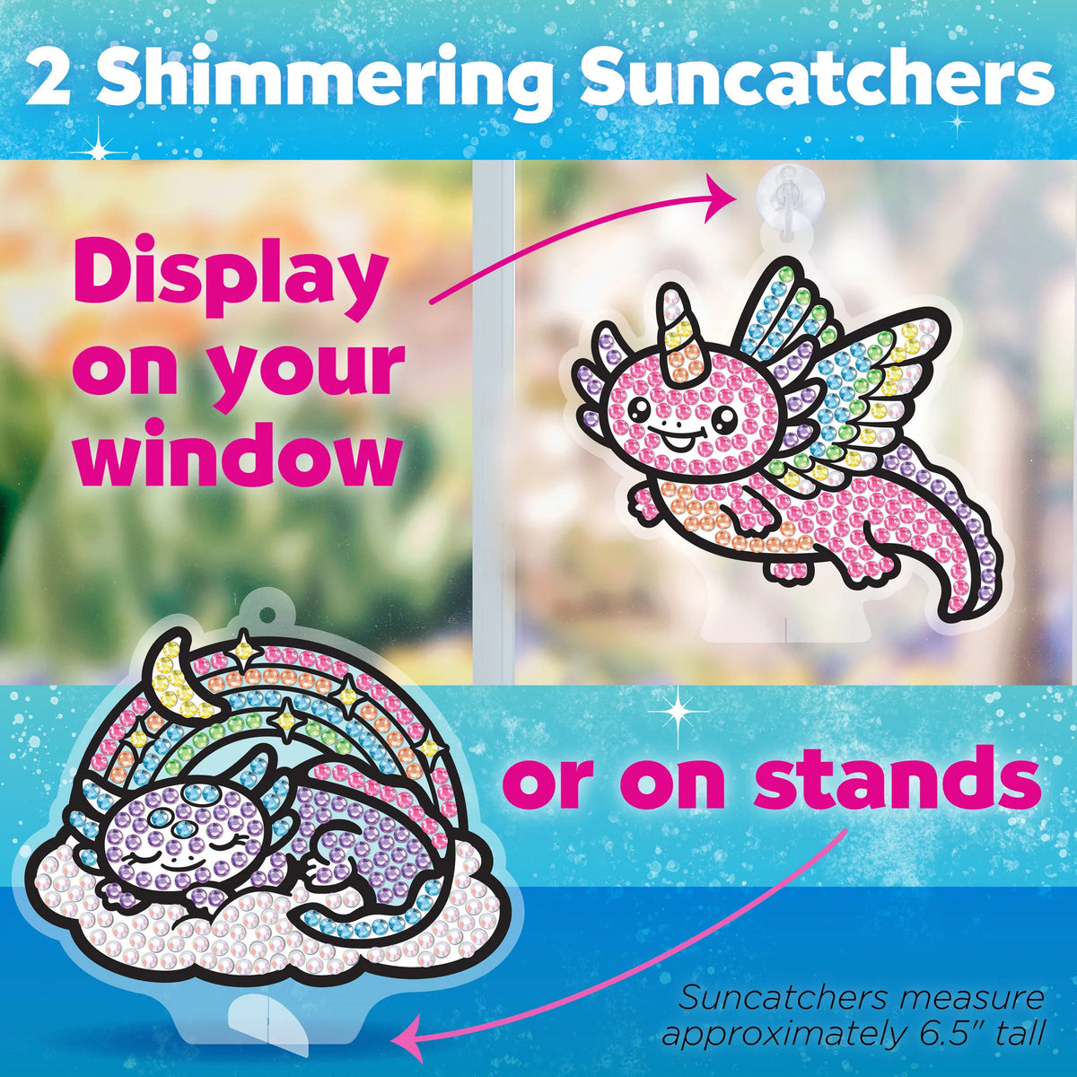 Axolotl Big Gem Diamond Painting Cover