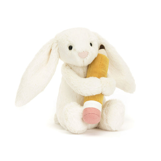 Tomfoolery Toys | Bashful Bunny w/ Pencil