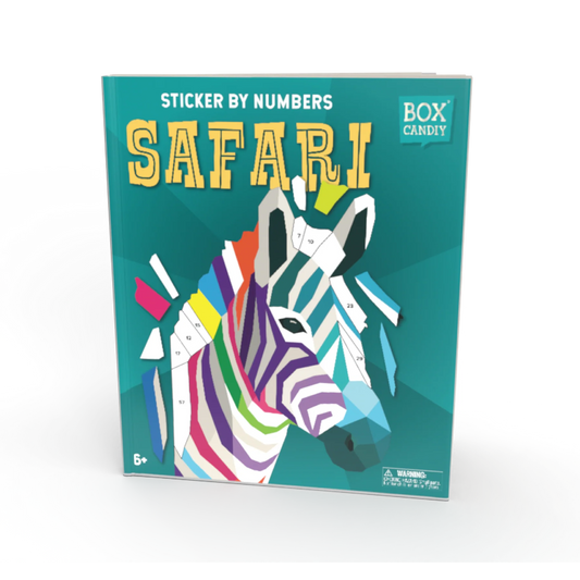 Tomfoolery Toys | Safari Sticker By Number