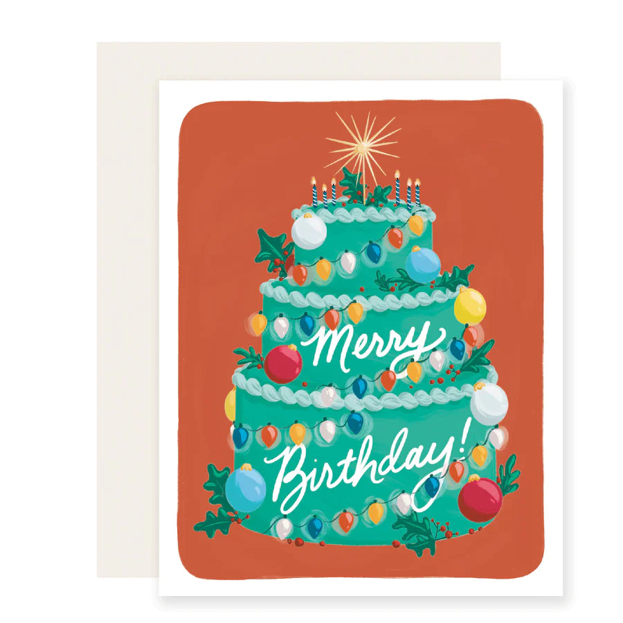 Merry Birthday Card Cover
