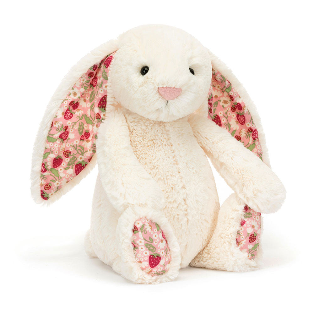 Tomfoolery Toys | Berry Blossom Cream Bunny