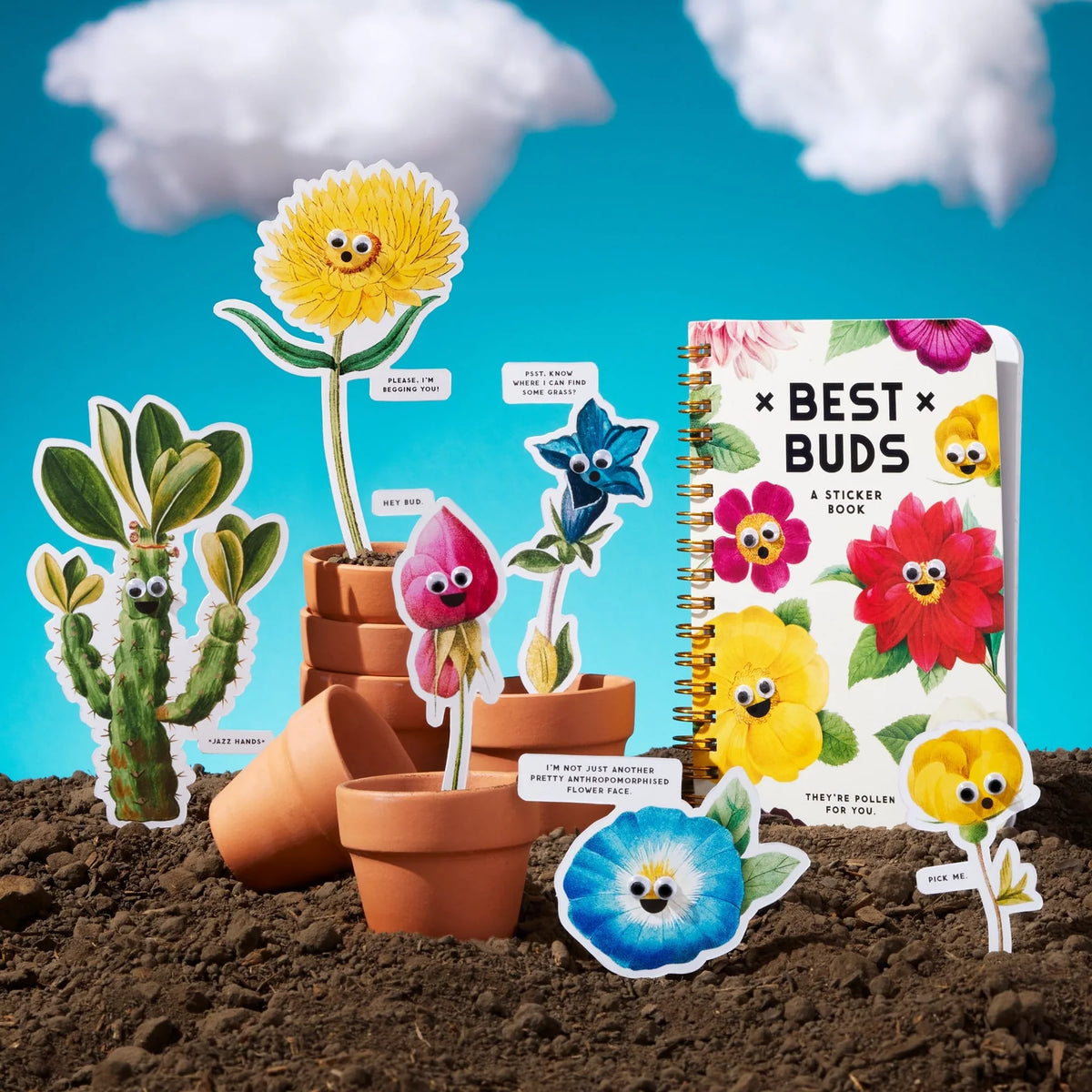 Googly Best Buds Sticker Book Cover
