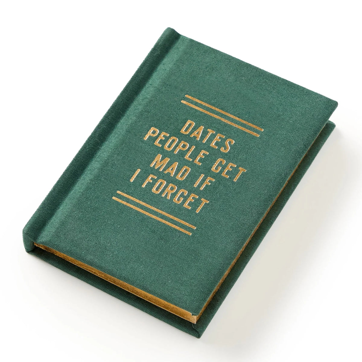 Dates People Get Mad If I Forget Tiny Diary Cover