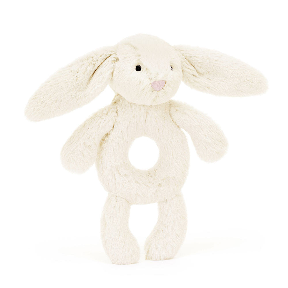 Cream Bashful Bunny Ring Rattle Cover