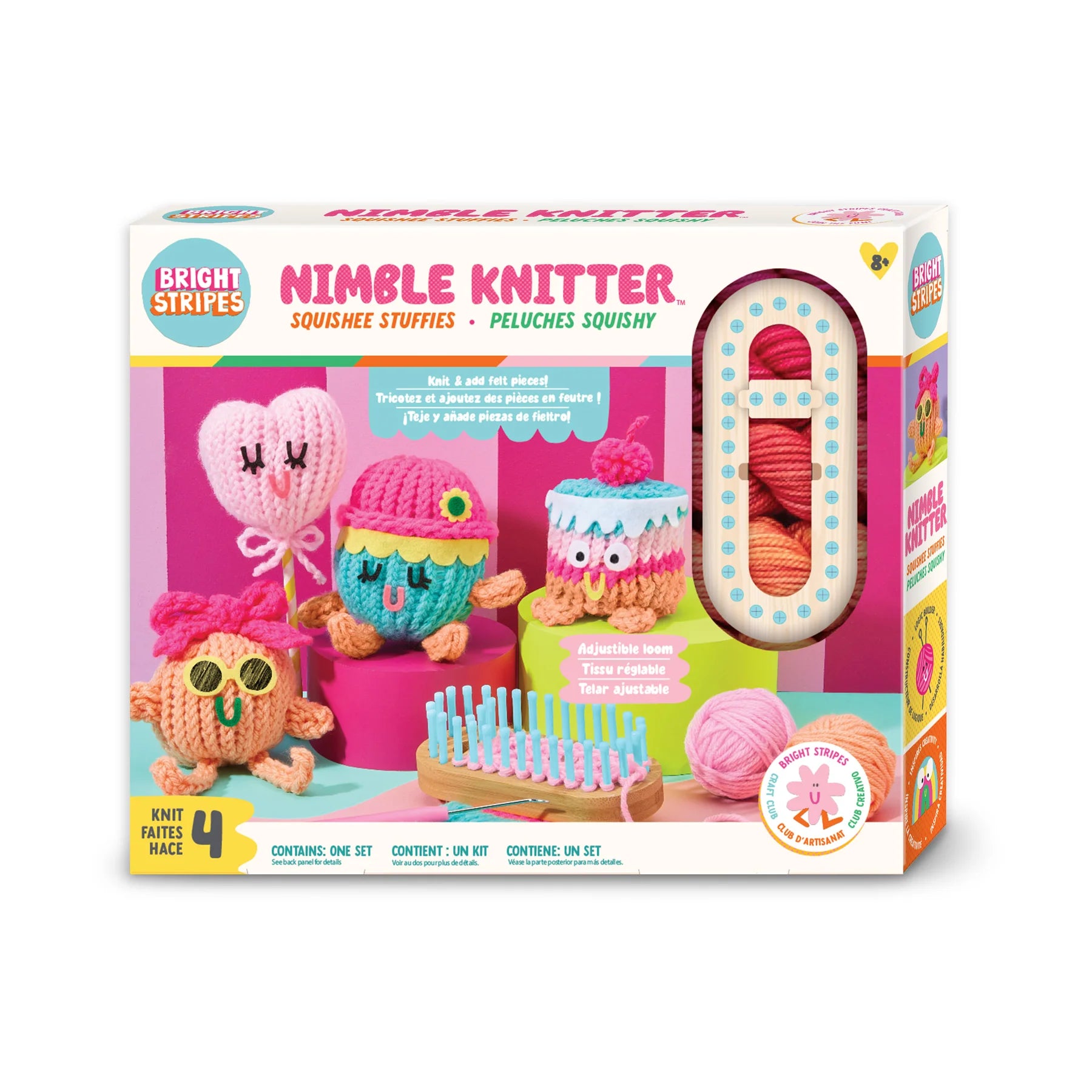 Tomfoolery Toys | Nimble Knitter Squishee Stuffies