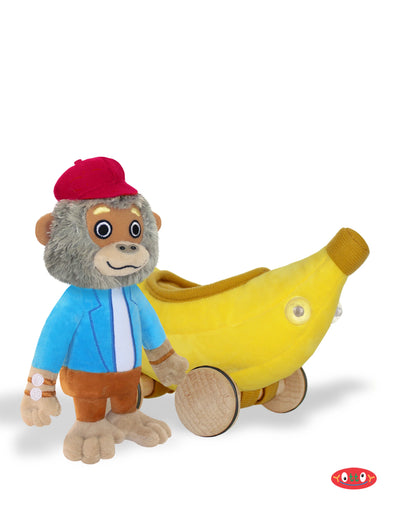 Bananas Gorilla Soft Toy & Banana Car Preview #2