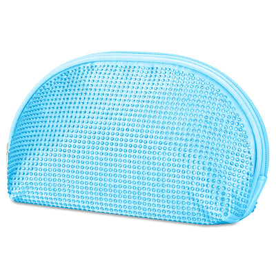 Blue Rhinestone Cosmetic Bag Preview #2