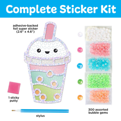 Bubble Gems Super Sticker Bubble Tea Preview #2