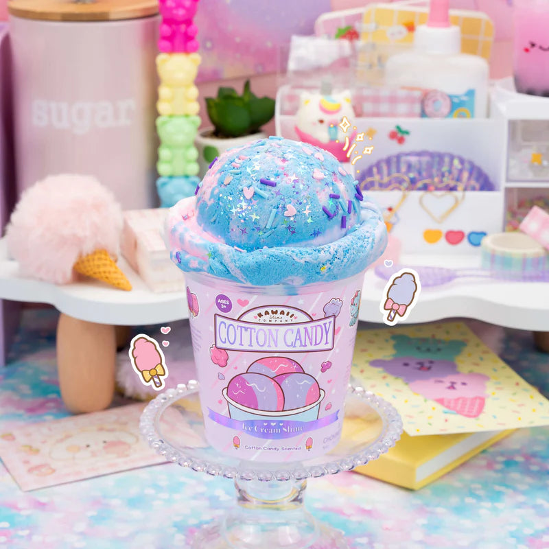 Ice Cream Pint Slime: Cotton Candy Cover