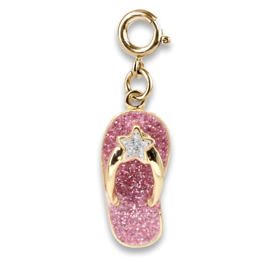 Tomfoolery Toys | Glitter Flip Flop Charm