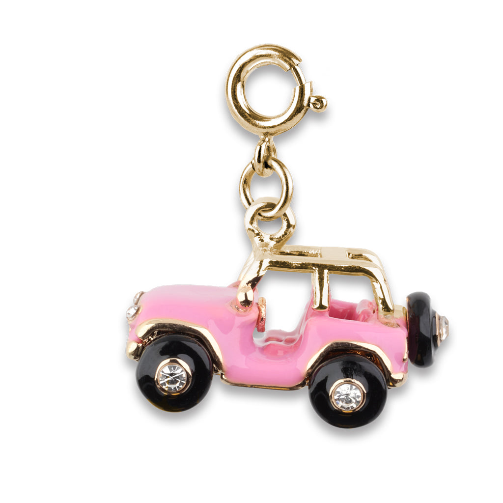 Tomfoolery Toys | Pink Jeep Charm