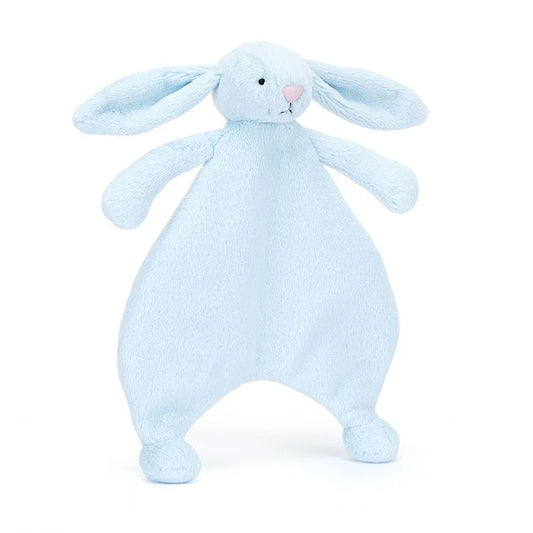 Tomfoolery Toys | Bashful Blue Bunny Comforter