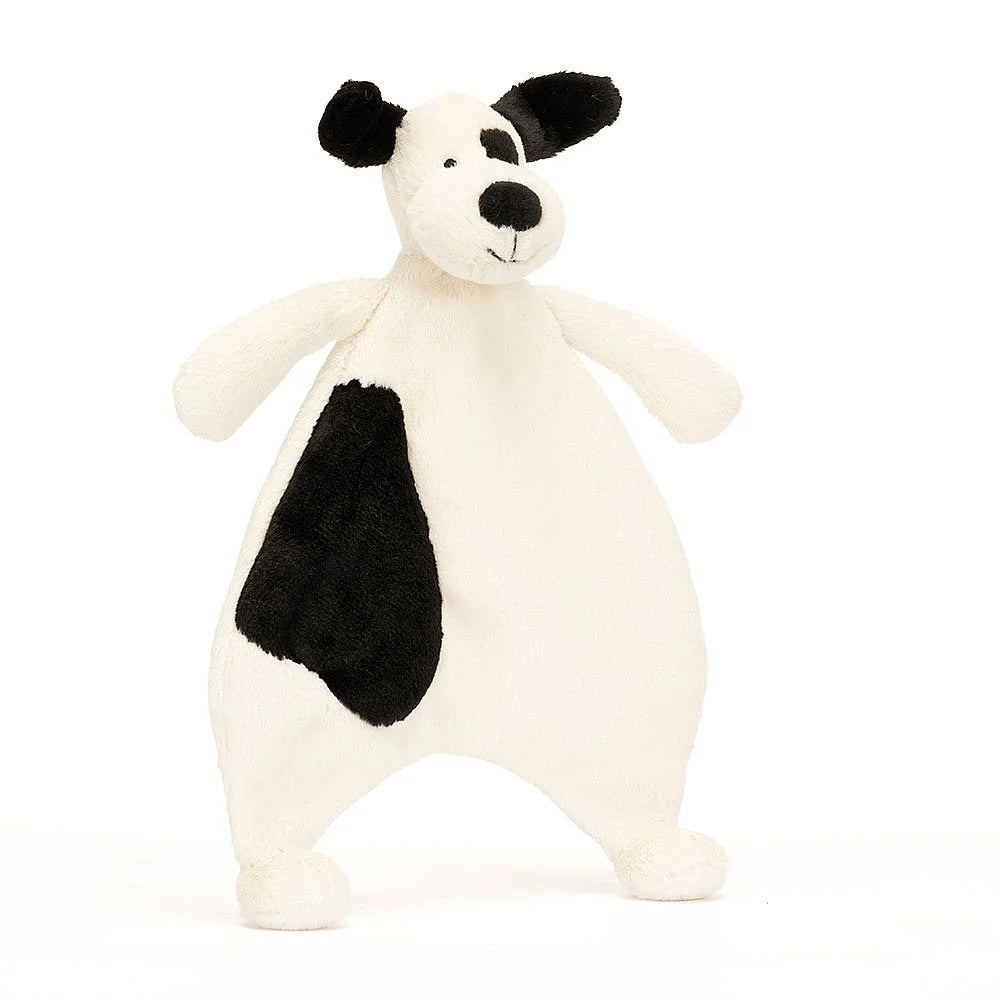 Tomfoolery Toys | Bashful Black & Cream Puppy Comforter