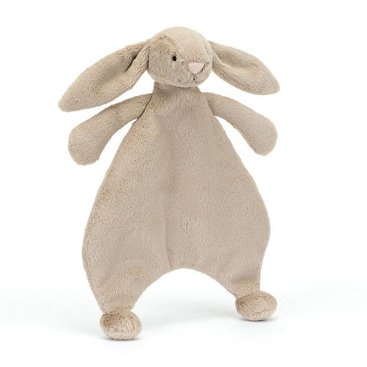 Tomfoolery Toys | Bashful Beige Bunny Comforter