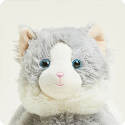 Laying Down Gray Cat Warmies Cover