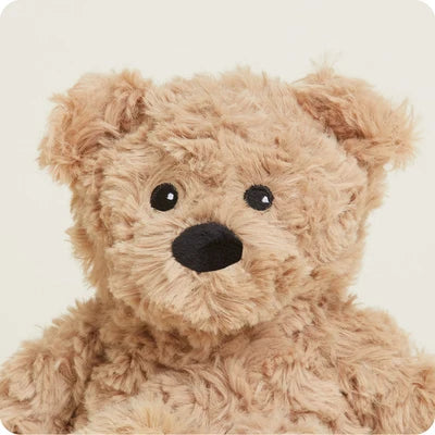 Junior Brown Curly Bear Warmies Cover