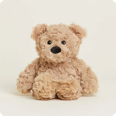 Junior Brown Curly Bear Warmies Cover