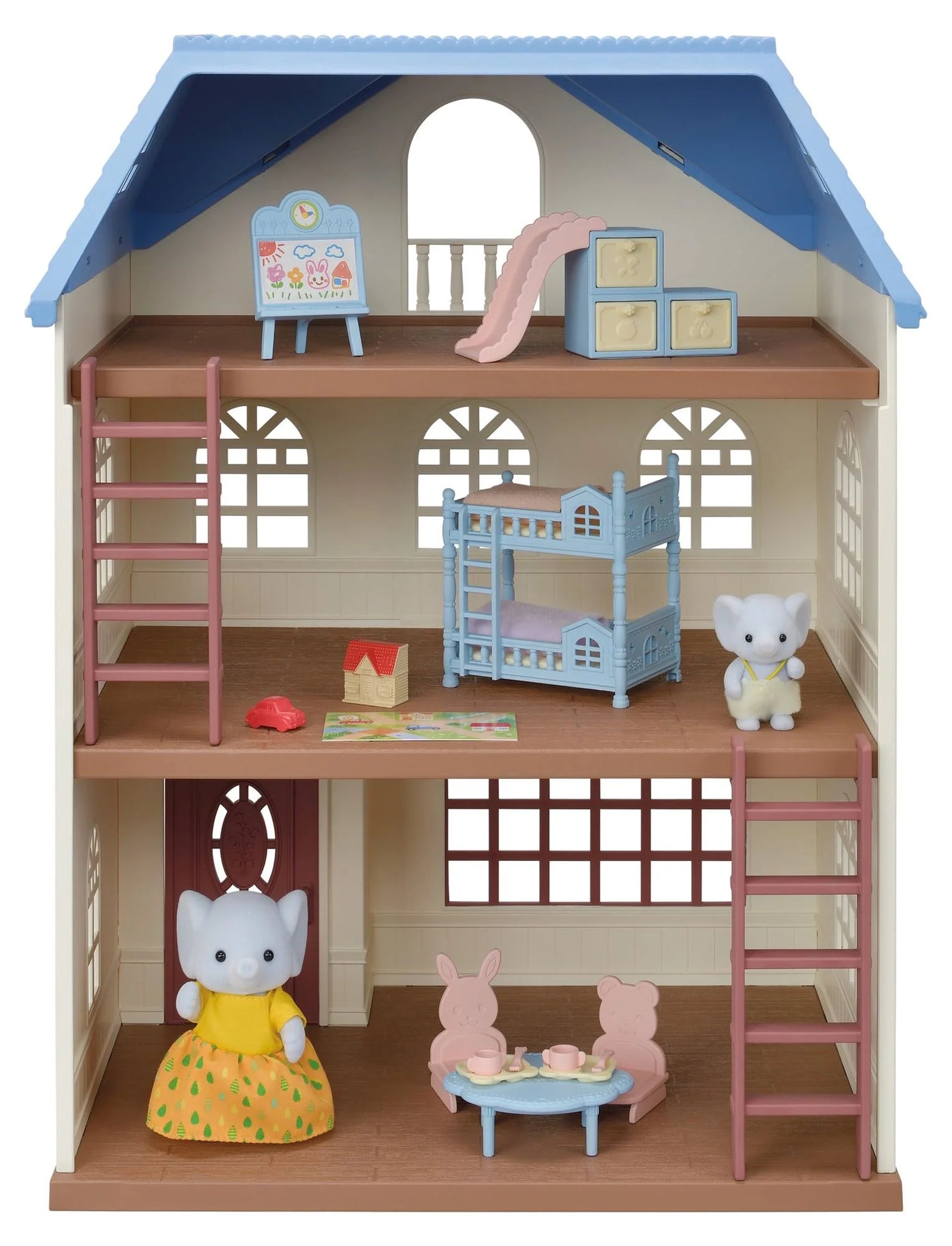 Tomfoolery Toys | Calico Critters Sky Blue Terrace Gift Set