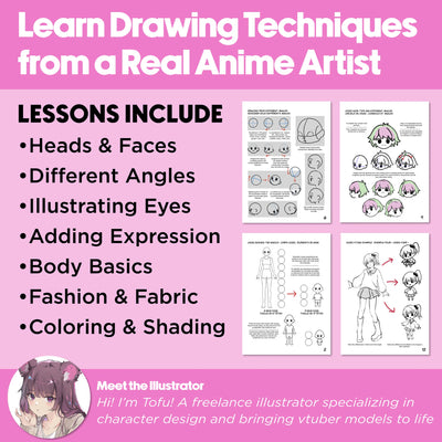 Chibi Anime Drawing Kit Preview #4
