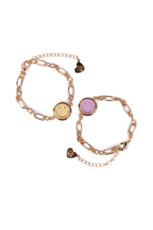 Tomfoolery Toys | Chic All Smiles Spinner Bracelet Set