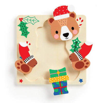 Festive Friends Wood Puzzles Set Preview #2