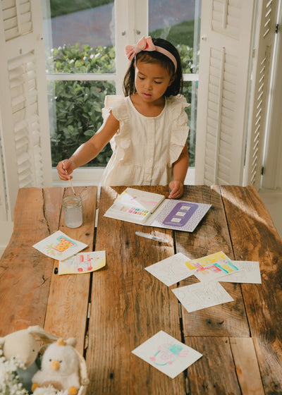 Garden Party Watercolor Painting Book Preview #2