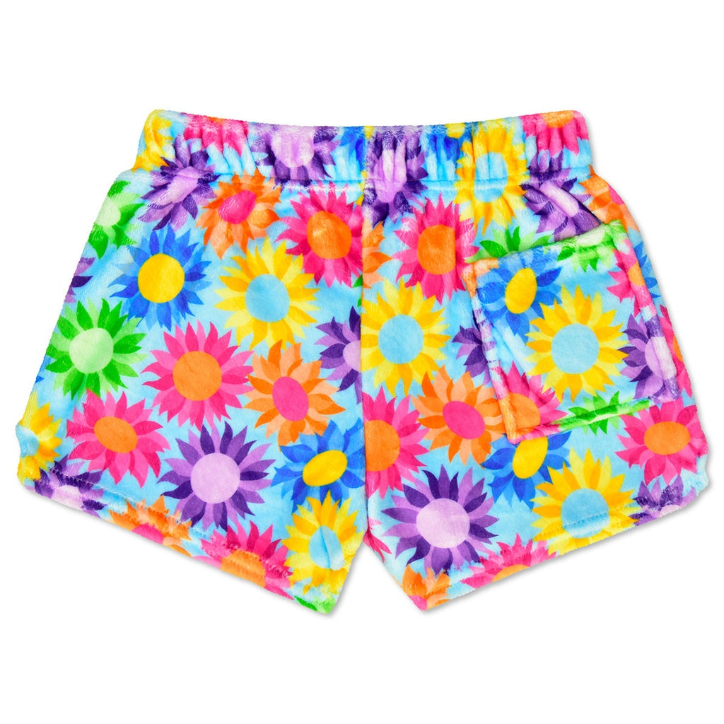 Colorful Sunflowers Plush Shorts Preview #2