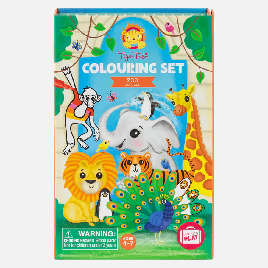 Zoo Coloring Set Preview #2