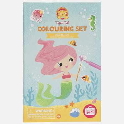 Mermaid Coloring Set Preview #4