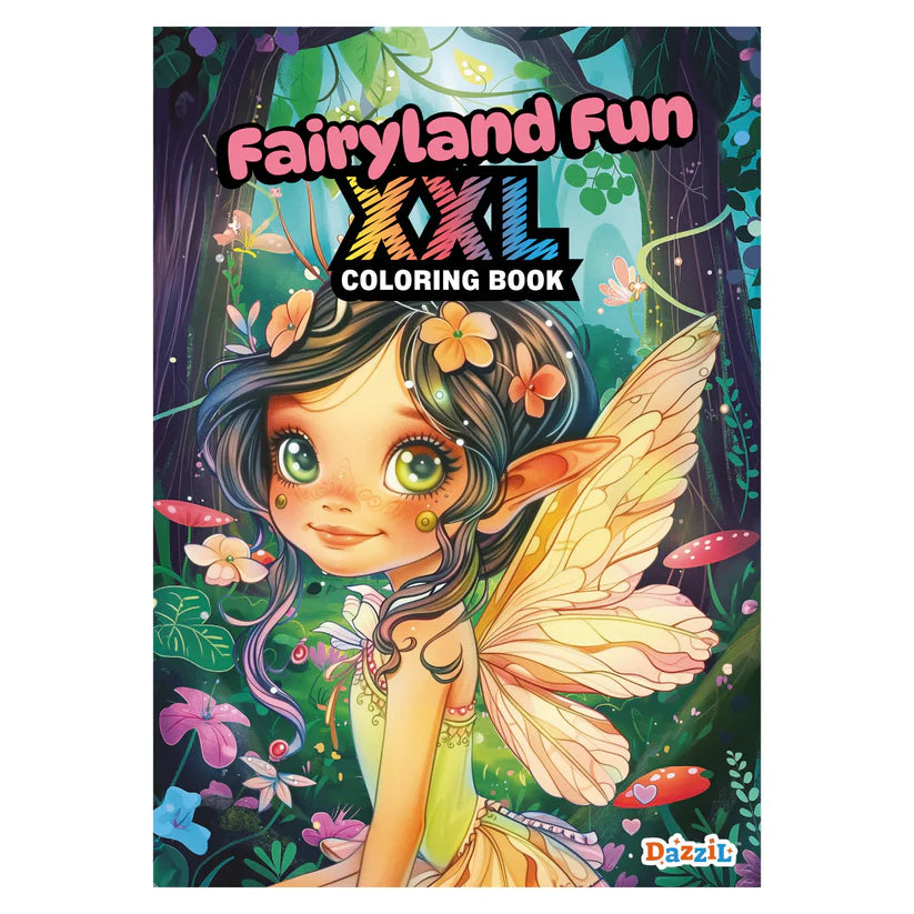 Tomfoolery Toys | Fairyland Fun XXL Coloring Book
