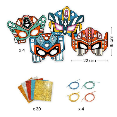 Super Robots Mosaic Masks Kit Preview #3