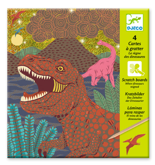 Tomfoolery Toys | Dinosaur Scratch Cards