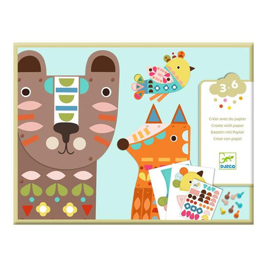 Tomfoolery Toys | 3 Giant Animals Sticker Kits
