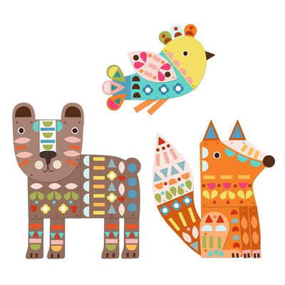 3 Giant Animals Sticker Kits Preview #2