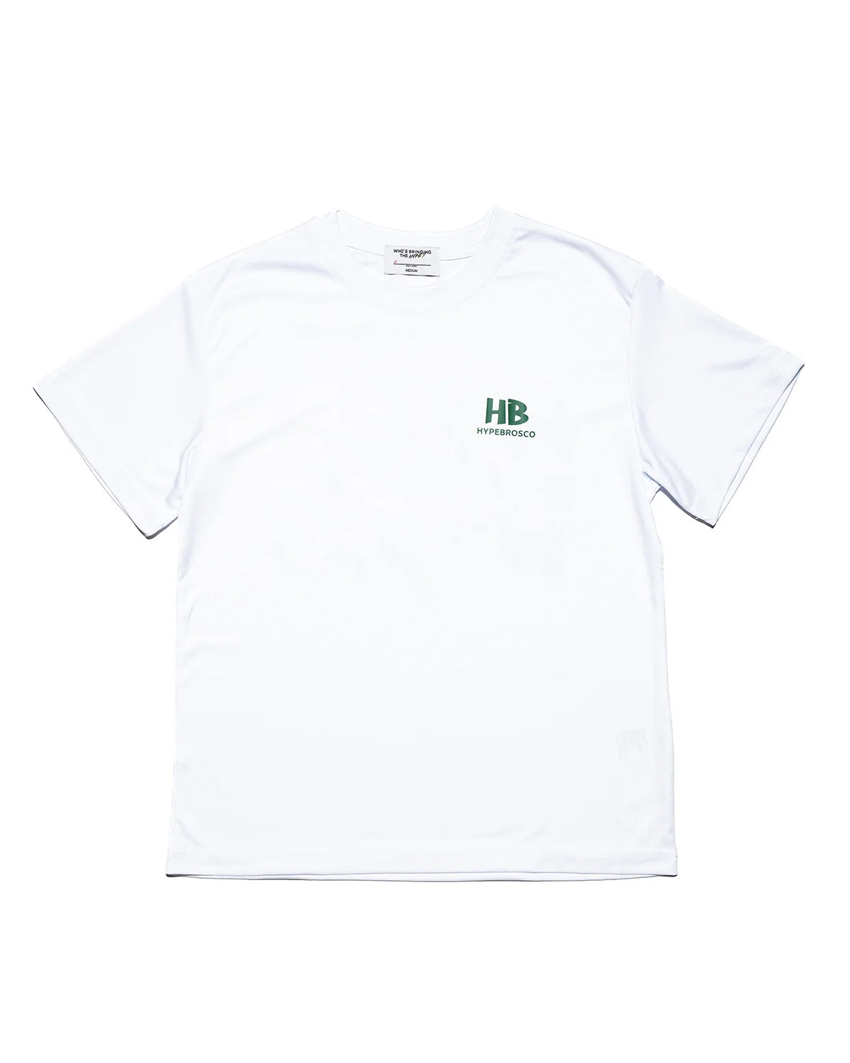 HB Stay Hype Tee- white/green Cover