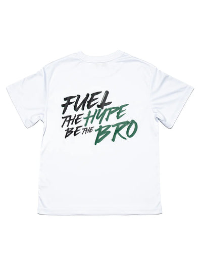 HB Stay Hype Tee- white/green Preview #1
