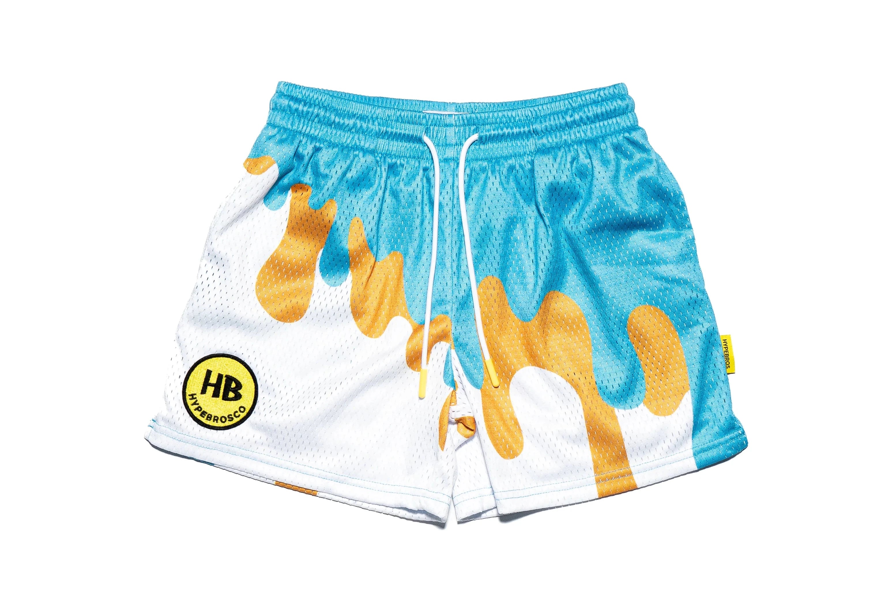 Tomfoolery Toys | Dripped in Hype Short-Orange/Blue