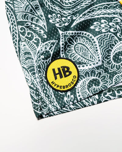 HB Paisley Green Shorts Preview #2
