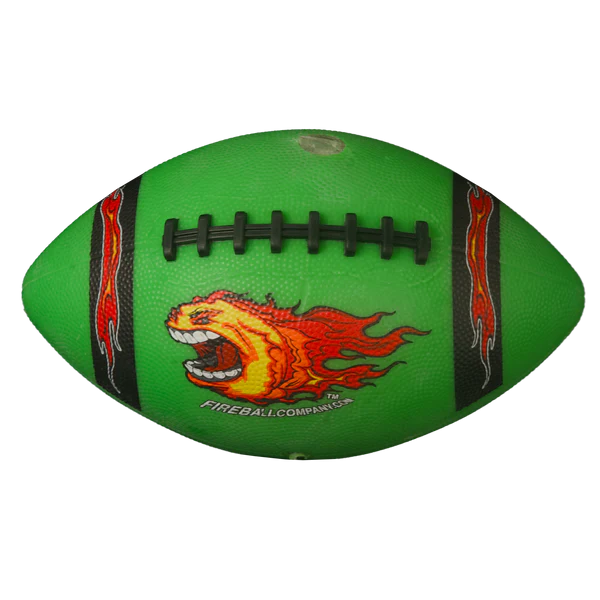 Green Rubber Football, Size 6 Cover