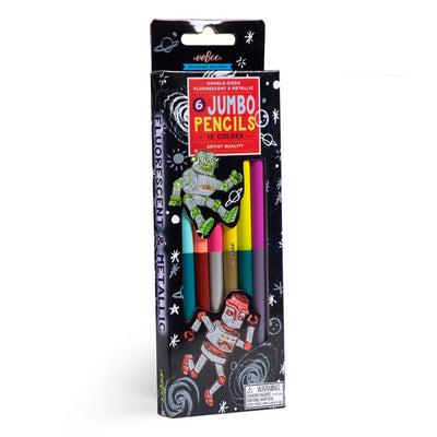 Silver Robot Jumbo Double Sided Pencils Preview #4