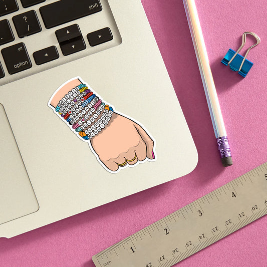 Tomfoolery Toys | Taylor Friendship Bracelets Sticker