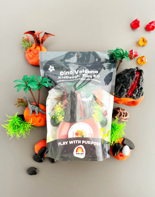 Tomfoolery Toys | Dino Volcano KidDough Play Kit