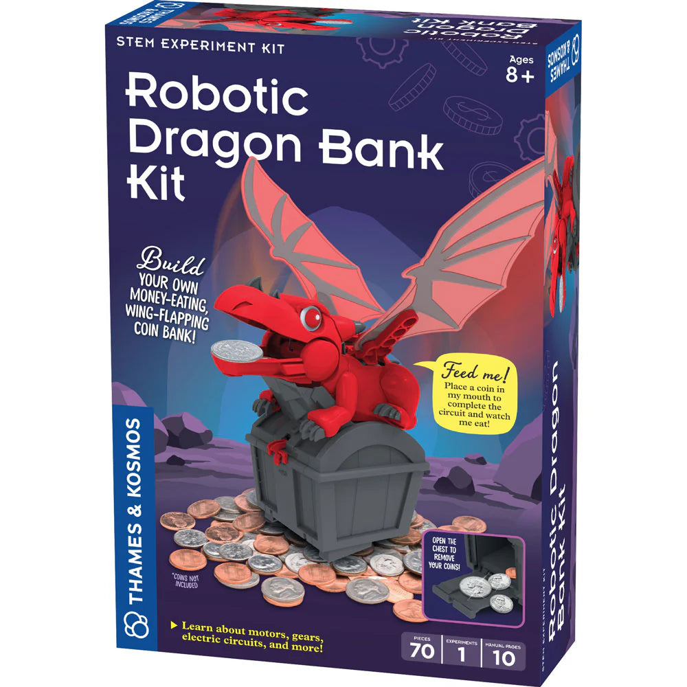 Tomfoolery Toys | Robotic Dragon Bank Kit