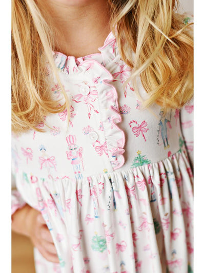 Pink Nutcracker Ruffle Gown Preview #2