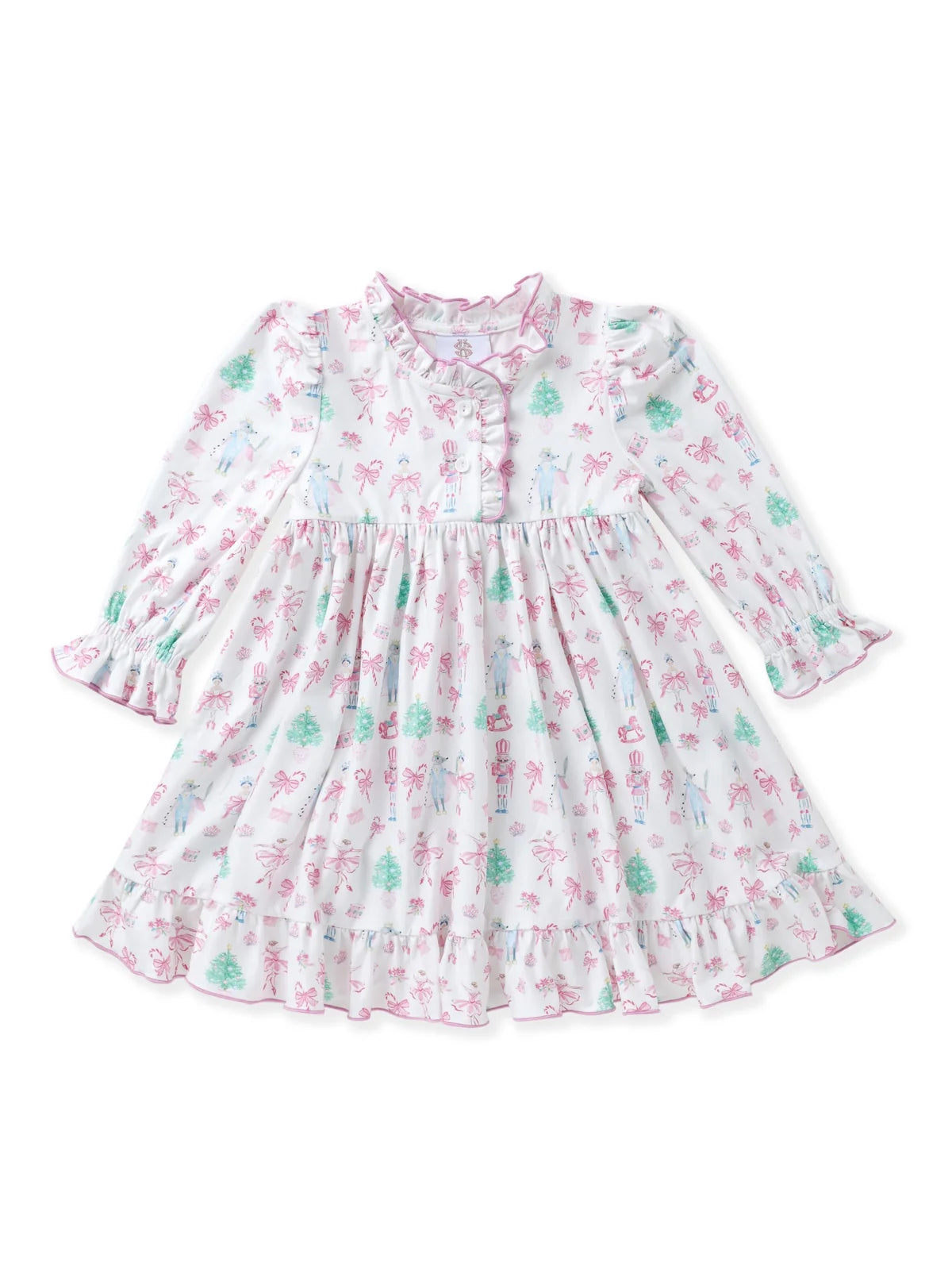Pink Nutcracker Ruffle Gown Cover