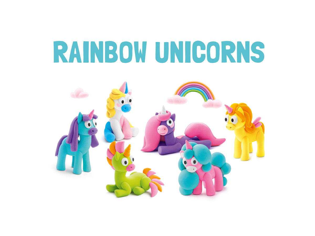 Hey Clay Rainbow Unicorns Cover