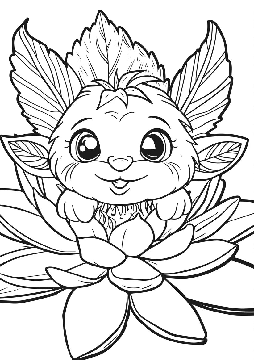 Fairyland Fun XXL Coloring Book Cover