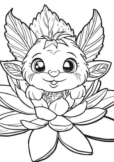 Fairyland Fun XXL Coloring Book Preview #6